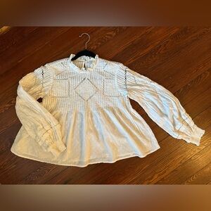 Anthropologie Long Sleeved Blouse